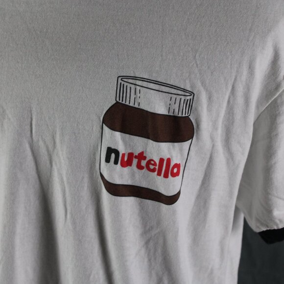 Vintage Ringer T-shirt - Nutella Spread - Men's XL - Picture 3 of 9